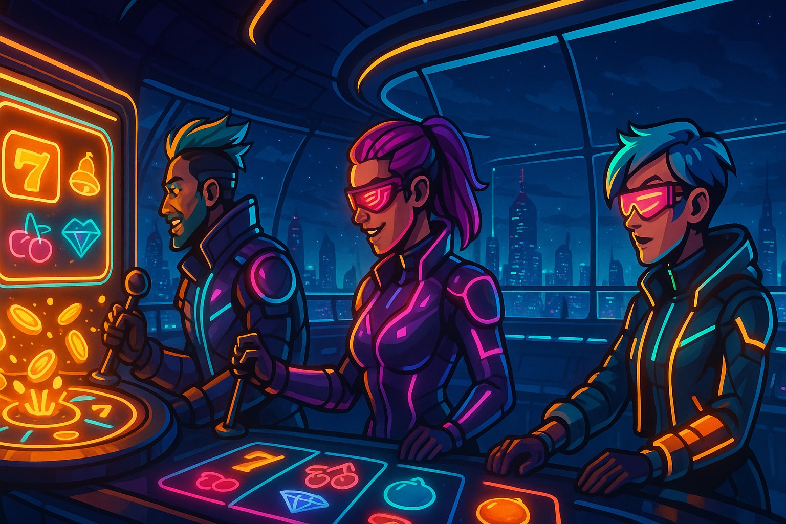Explanation of random number generation and house edge in casino games